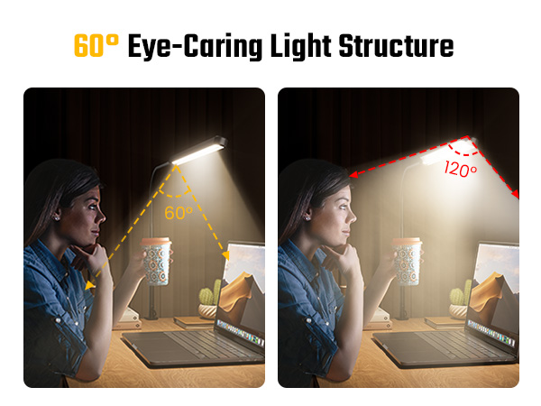 eye caring desk lamp