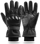 KEYSDEX Winter Motorcycle Gloves,Windproof Touchscreen Gloves,Warm Cold Weather Riding Gloves for...