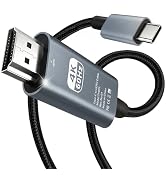 USB C to HDMI Cable for iPhone 17/16/15 to TV Projector Monitor, High-Speed USB Type C to HDMI 2....