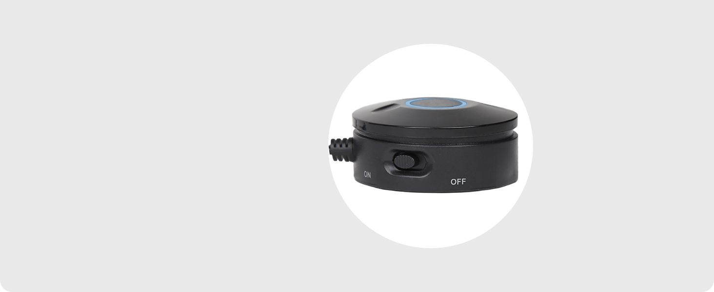 Power on the CA-3090 2.1 Speaker System with easy controls