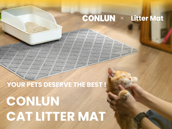cat litter mat