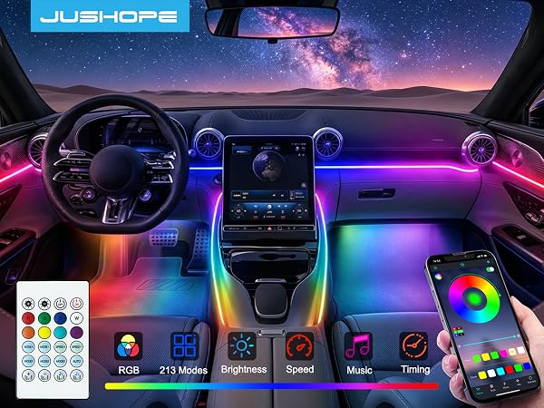 acrylic led lights for car