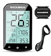 ROCKBROS Bike Computer Wireless Cycling Computers ANT+ Bluetooth Bike Speedometer Odometer Bicycl...