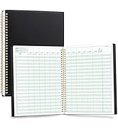 SUNEE Teacher Class Record Book for 11-12 weeks, 36 Names, 8.5x11 Inch, 104 Pages (52 Sheets), 10...