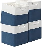 Posprica Storage Cubes 13x13, Collapsible Storage Bins Organizer for Closet, Fabric Storage Box w...