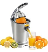 NEWBULIG Electric Citrus Juicer, Automatic Orange Juicer Squeezer with Soft-Grip Handle, Orange J...