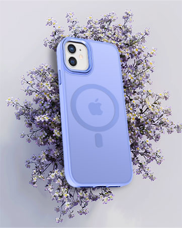 YENAPOON Matte Magnetic Phone Case for iPhone 12/12 Pro