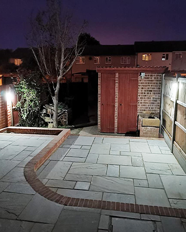 solar fence lights