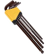 Fancytool Extra Long Allen Wrench Ball End S2 Steel – 9PCS Metric Hex Key Set, S2 Alloy, 1.5–10mm...