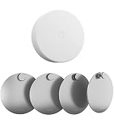 Teccle Wall Mount for Nest Temperature Sensor 4 Pack- No Hole Needed - Stainless Steel Bracket Pl...