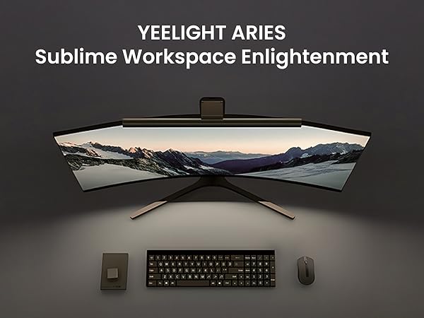 monitor lamp bar curved