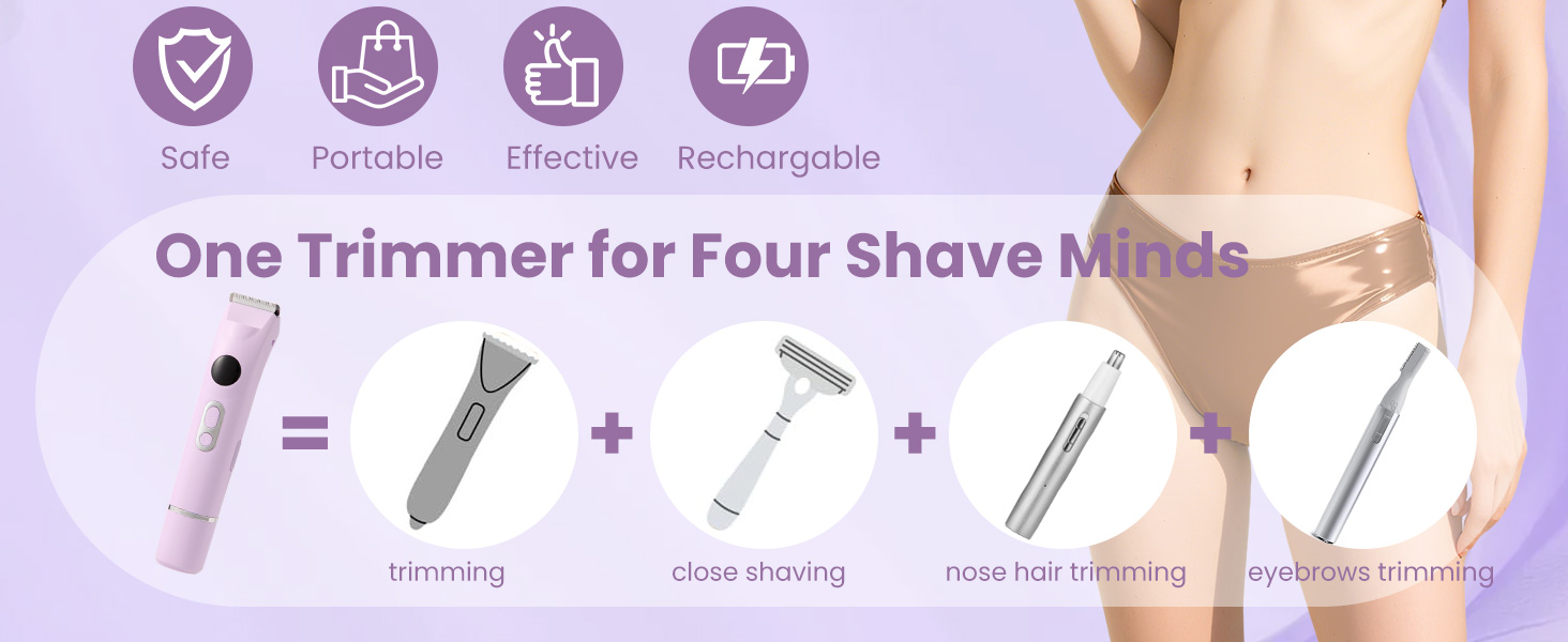trimming+ shaving+ nose hair+eyebrows hair trimming