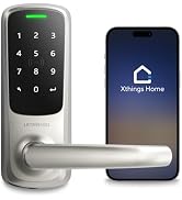ULTRALOQ Latch 5 World's First Built-in WiFi Smart Lock with NFC, 5-in-1 Keyless Entry with App C...
