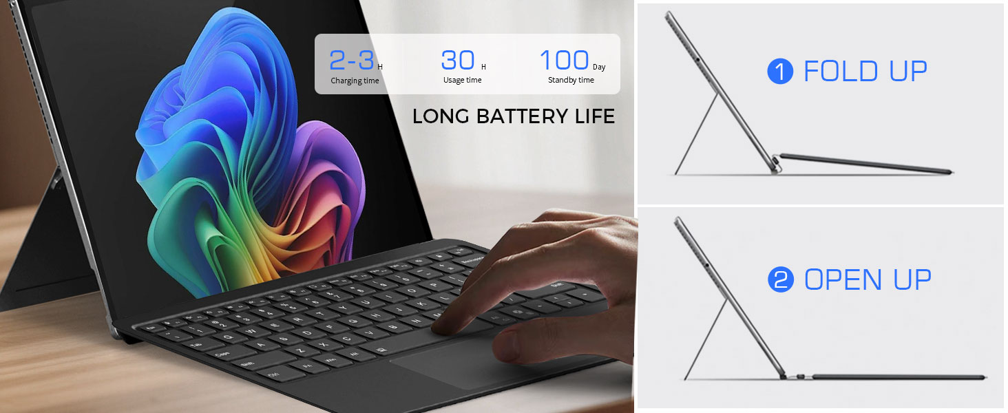 bluetooth keyboard for surface pro 12