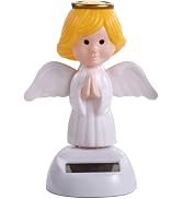 Angel Solar Dancing Figures - Solar Powered Shaking Hand Dolls for Car Decoration