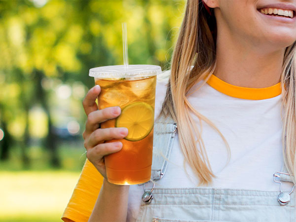 clear disposable coffee cups with lids