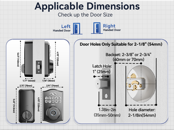 Keyless Entry Door Lock