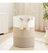 Artfeel Laundry Basket,Woven Cotton Rope Laundry Hamper,60L for Decorative Storage of Dirty Cloth...