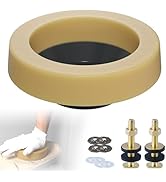 Hibbent Extra Thick Toilet Wax Ring Replacement Kit, Universal Toilet Seal Ring with Brass Toilet...