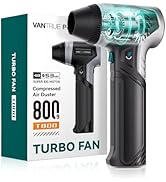 VANTRUE POWER Electric Air Duster-(3 Times the Average Market Wind Force), Super Power Cordless D...