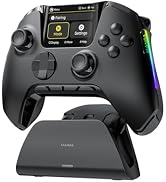 ManbaOne Interactive Screen Wireless Gaming Controller for PC/Switch/iOS/Android,Hall Effect Stic...