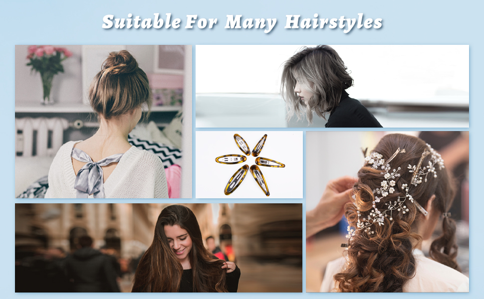 Suitable for many hairstyles