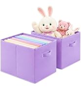 ShellKingdom Storage Bins, Foldable Fabric Storage Cube, 13X15X13 INCH | Cloth Storage Organizer ...