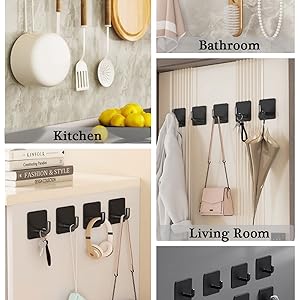 adhesive coat hooks
