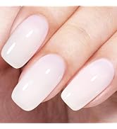 AILLSA Milky White Gel Nail Polish Morning Star Nude Gel Polish Light Color Translucent Gel Polis...