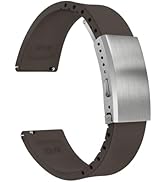 watchdives FKM Rubber Watch Strap, Cut to Size Fast Release Watch Band Soft Replacement Watchband...