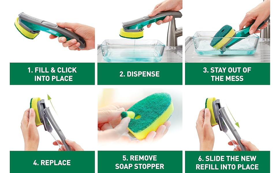 Scotch-Brite advanced dishwand Instructions