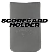 Callaway Leather Golf Scorecard Holder, Black, 7