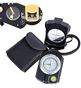 Compass, Sportneer Compass Survival Compass Hiking Military Compass with Inclinometer Waterproof ...