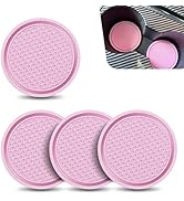 Dogary 4 PCS Automobile Cup Holder Coaster, 2.75 Inch Cup Holders Embedded in Ornaments Coaster A...