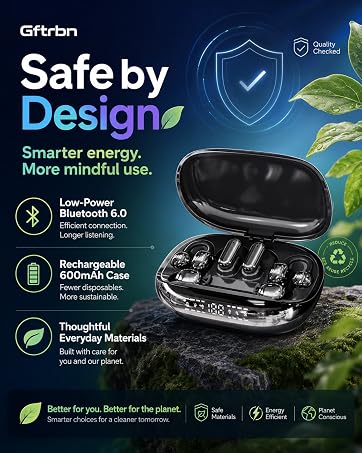 6-in-1 Smart Wireless Earbuds