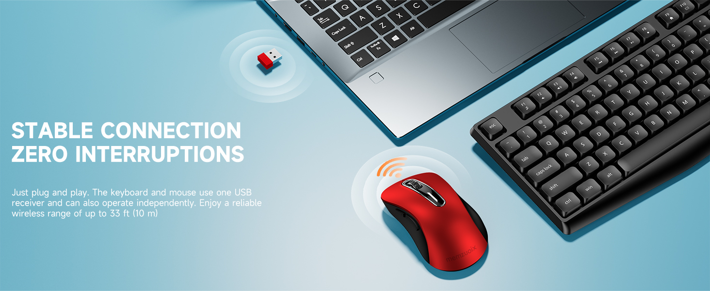 wireless mouse and keyboard combo
