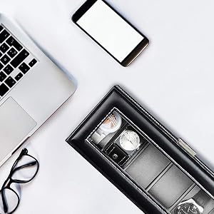 6 Slot Watch Display Case