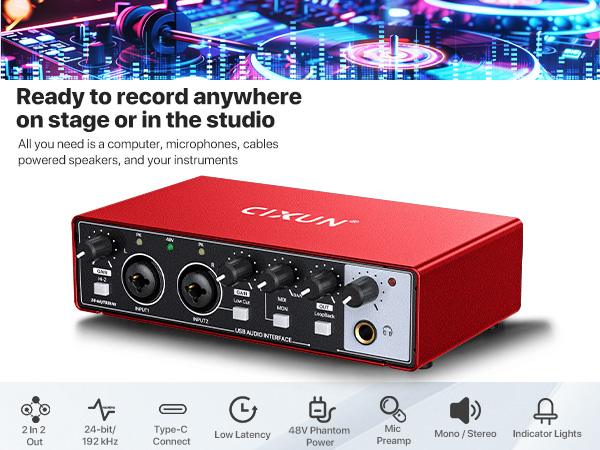 CIXUN 2I2 AUDIO INTERFACE