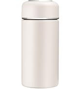 Mini 7 oz Stainless Steel Insulated Vacuum Water Bottle, Cute Small Thermoses, Flask, Leak Proof,...