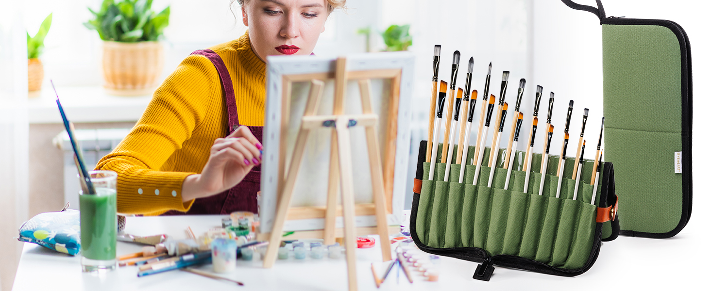 Paint Brush Holder & Organizer