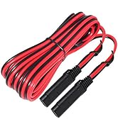12FT SAE to SAE Extension Cable 16AWG- SAE Extension Cord, SAE 2Pin Bullet Quick Connect 16awg He...