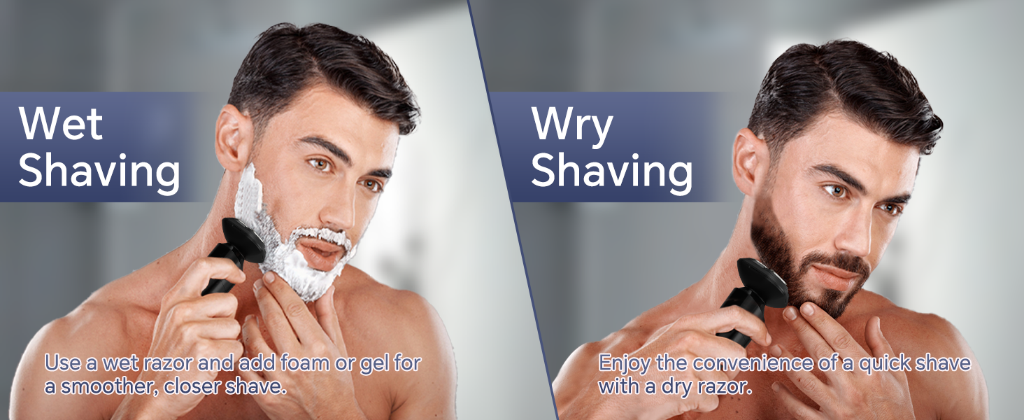 Wet/Dry Cordless 3-in-1 Electric Shaver