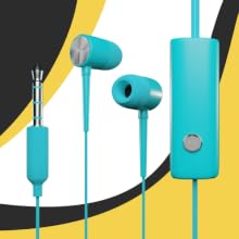 earphones headphones microphone stereo speaker input controls 3.5 mm jack clear base sound