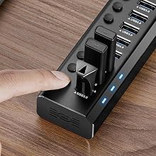 usb hub with switch