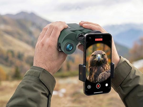 Universal Smartphone Adapter for binoculars bird watching photography.