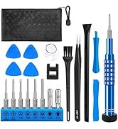 Repair Tool Kit for Xbox Switch PS3 PS4 PS5 Controller, 21 in 1 Ph000,PH00,Y1,T6H,T8H,T10H Torx S...