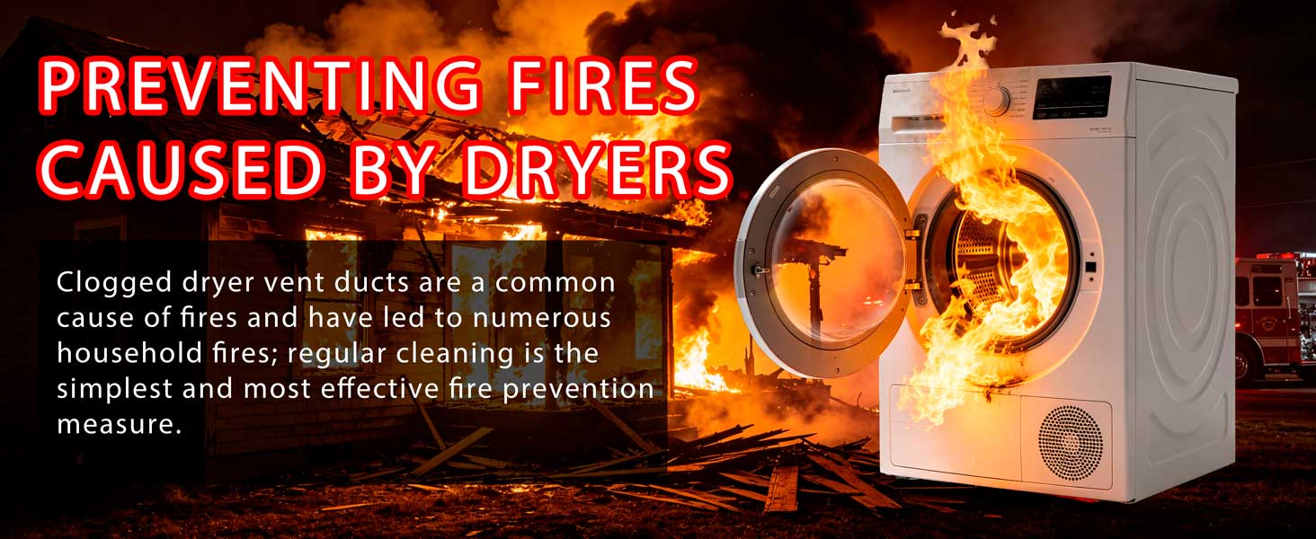 Dryer Vent Cleaner Kit,Dryer Lint Vacuum Attachment