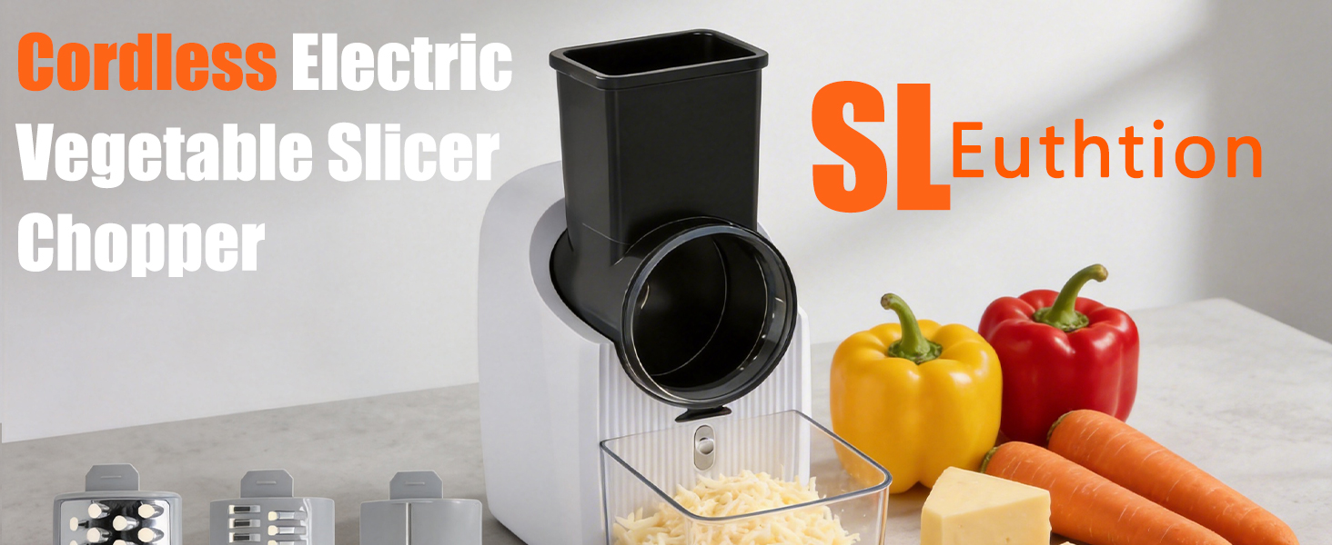 Cordless Electric Vegetable Slicer Chopper