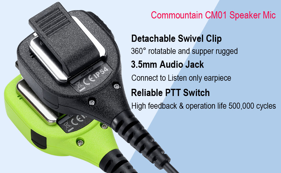 CM01-K2P speaker mic