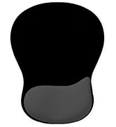 WINTOJO Ergonomic Mouse Pad with Gel Wrist Rest Support Comfortable Gaming Mouse Pad Pain Relief ...